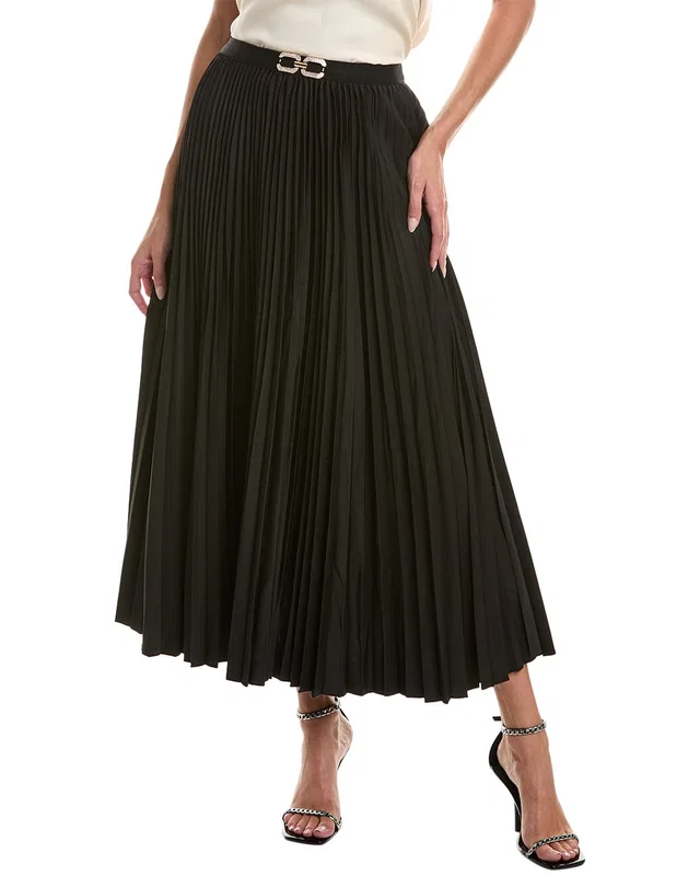 Gracia Pleated Midi Skirt, image 1 of 1 from Rue La La