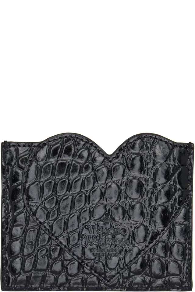 Vivienne Westwood Black Heart Card Holder, photo 2 of 2 from SSENSE