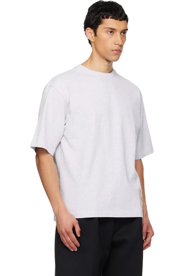 JACQUEMUS Gray 'The Torneo short-sleeve' T-shirt, photo 2 of 4 from SSENSE