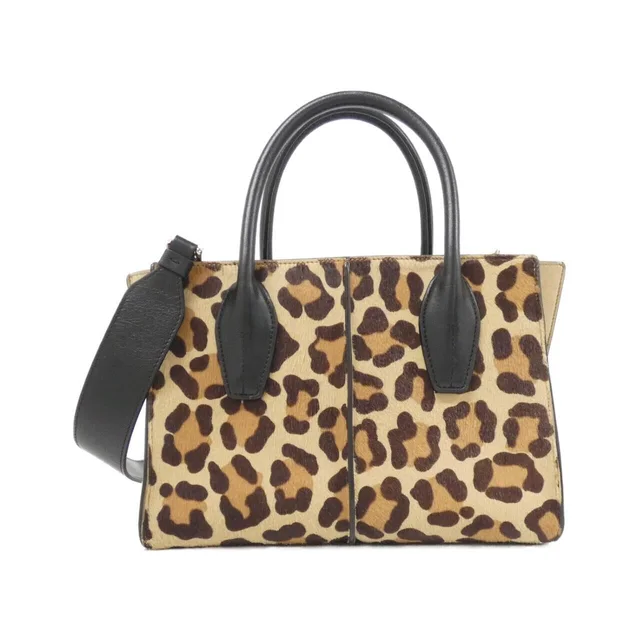 Tod's トッズ HOLLY バッグ in BEIGE+BROWN+BLACK / SILVER(シルバー)金具 from KOMEHYO