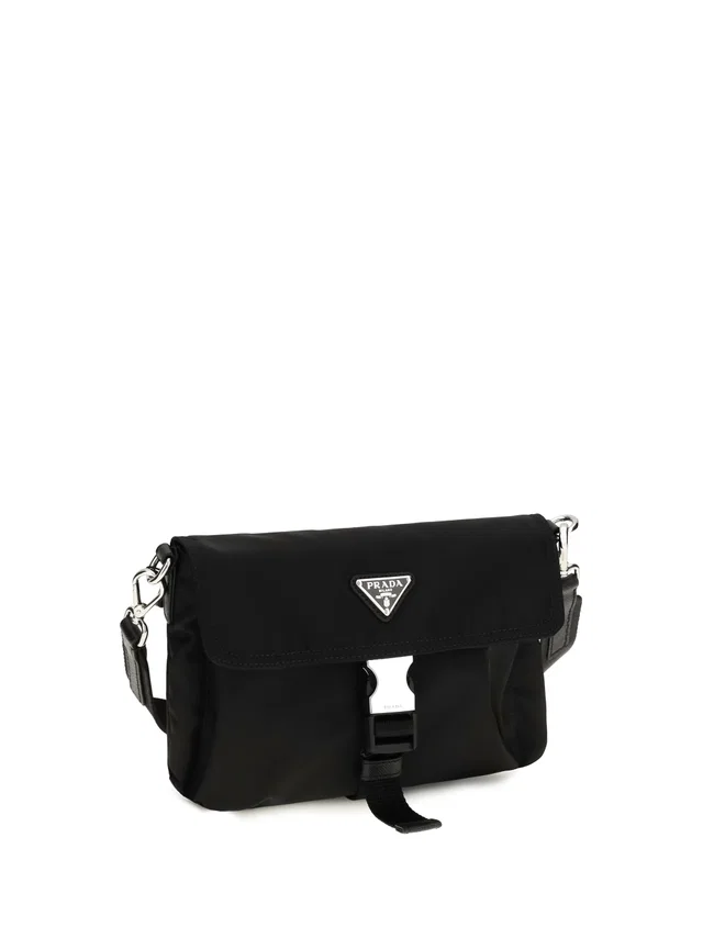 Prada Re-Nylon Card Case — Black Recycled Polyamide Cases in Black Nylon from HEWI