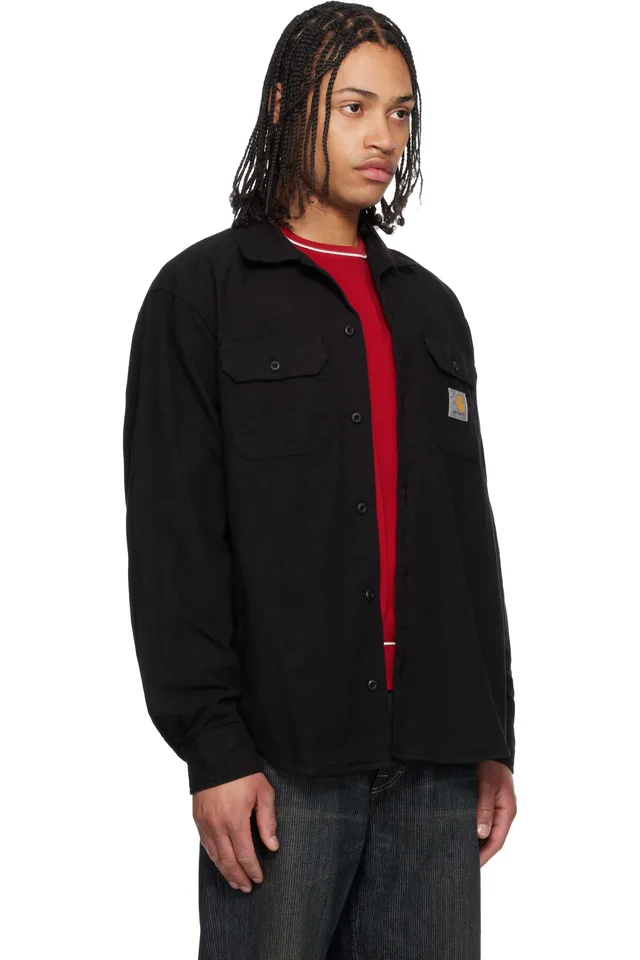 Carhartt Work In Progress Black Kelsey Shirt, photo 2 of 4 from SSENSE