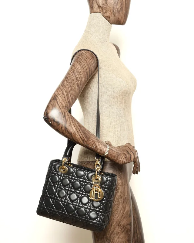 Medium Lady Dior Bag in Leather from A Retro Tale, photo 9 of 9