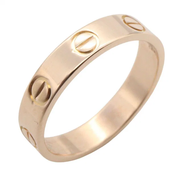 Cartier Ring Mini Love 18K Pink Gold in Pink from The Reluxe