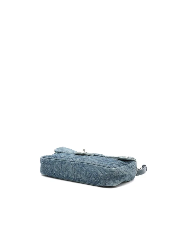 Chanel 2012 Denim Camellia Medium Flap Bag in Denim from A Retro Tale, photo 5 of 12