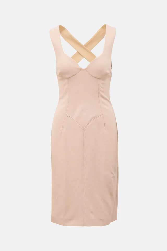 Dolce & Gabbana Jersey Sheath Dress in Nylon from VSP Consignment
