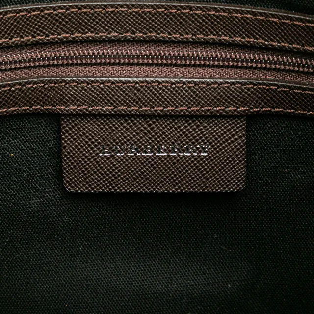Beige Burberry Nova Check Canvas Shoulder Bag in Beige Canvas from Designer Revival, photo 5 of 13