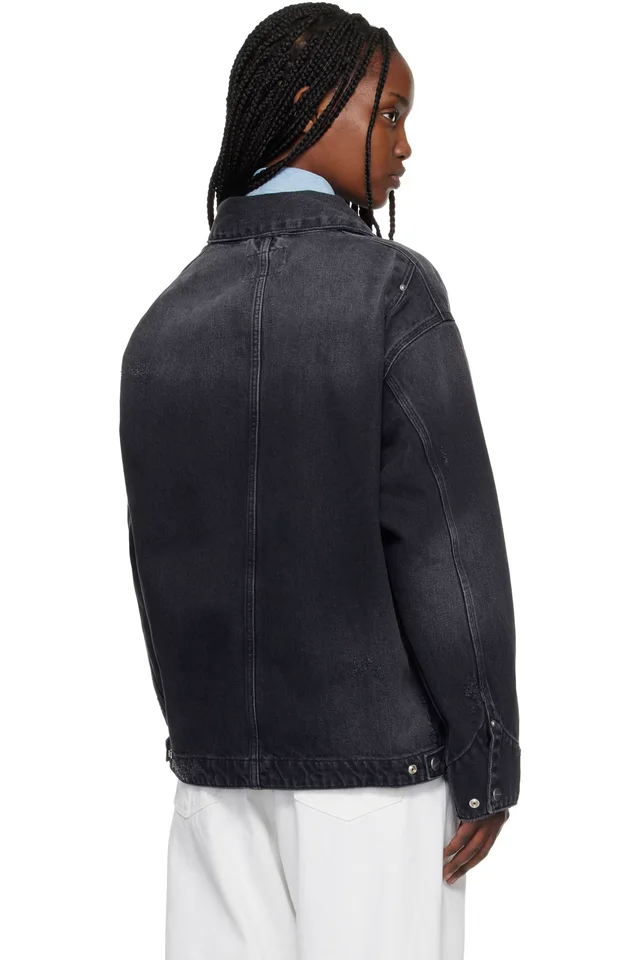 Carhartt Work In Progress Black Arctic Denim Jacket, photo 3 of 4 from SSENSE