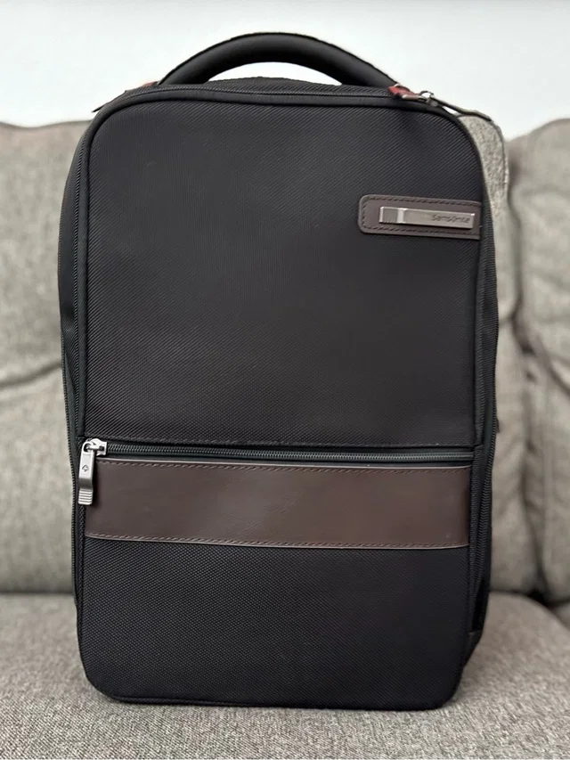 Samsonite Black And Brown Men's Travel Backpack in red|black|brown from Poshmark