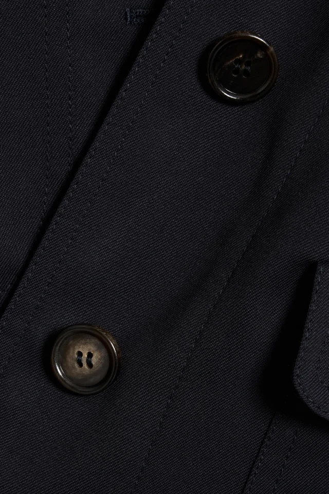 Veronica De Piante Noor Wool-Blend Twill Jacket in Blue, photo 4 of 4 from THE OUTNET