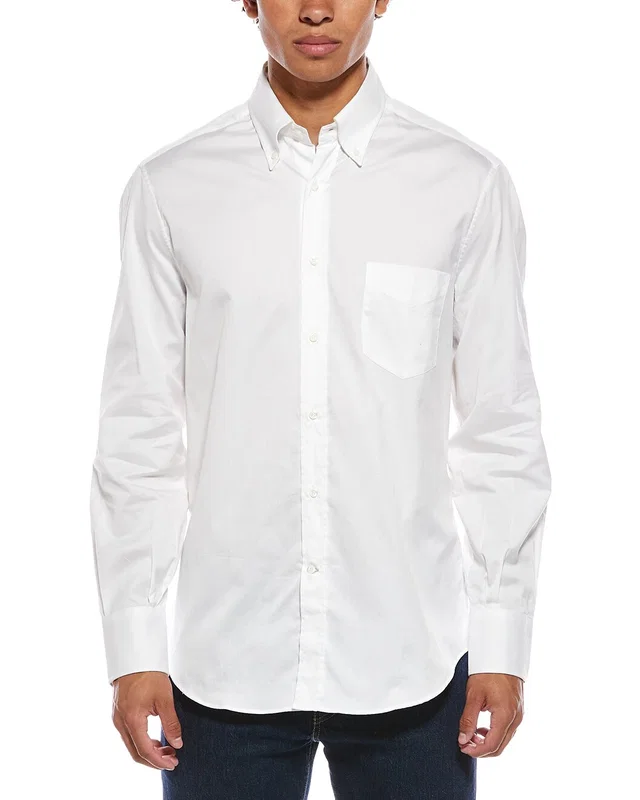 Brunello Cucinelli Solid Shirt, image 1 of 1 from Gilt