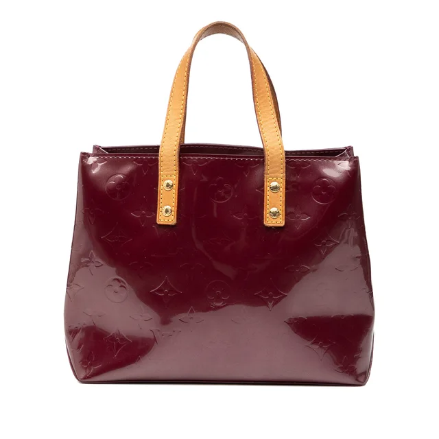 Purple Louis Vuitton Monogram Vernis Reade PM Handbag in Purple Leather from Designer Revival, photo 1 of 1