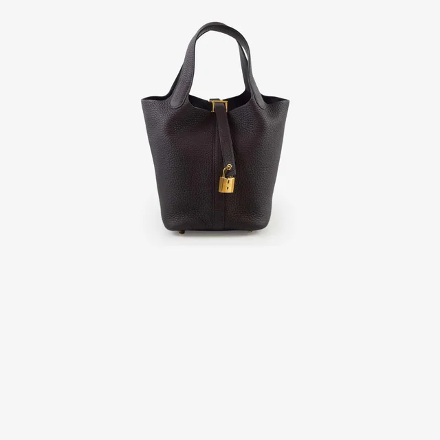 Hermès Picotin 18 Prunoir W Stamp in Clemence leather from The Purse Affair