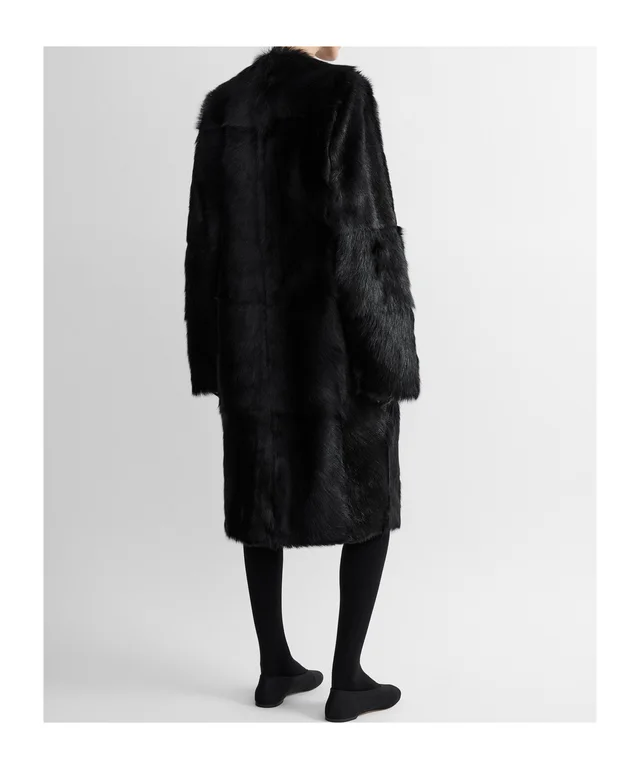 Toteme Structured shearling coat, photo 5 of 6 from SENSER