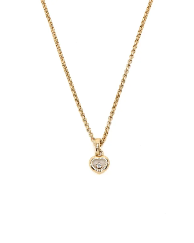 Chopard Happy Diamond 18k Yellow Gold Necklace in Yellow from A Retro Tale