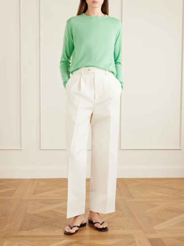AURALEE Cashmere and silk-blend sweater, photo 2 of 2 from NET-A-PORTER (Canada)