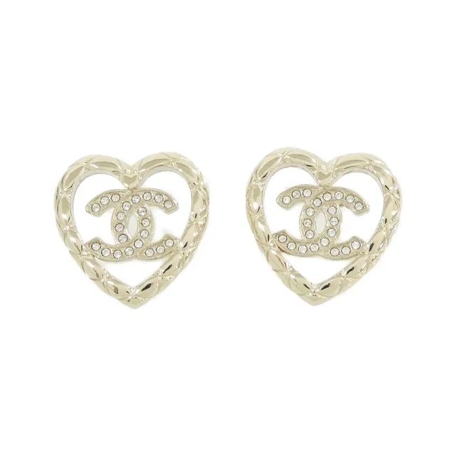 Chanel Earrings Gold in Gold from The Reluxe