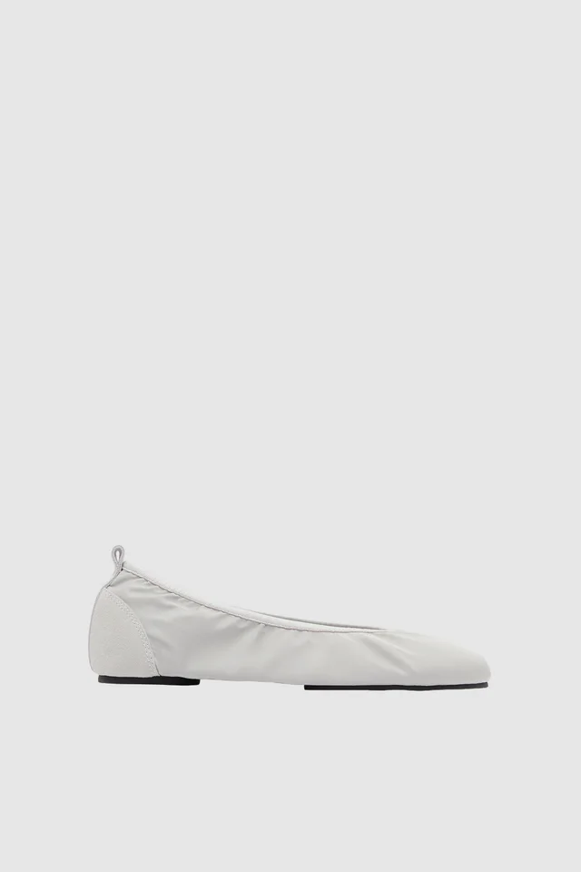 St Agni Satin Ballet Flat - Silver from St. Agni, photo 1 of 1