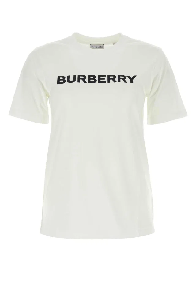 Burberry Logo-Print T-Shirt — White in White, image 1 of 1 from italist