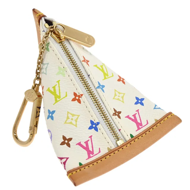 Louis Vuitton Monogram Multicolor Berlingo Key Holder M58028 in Multicolor Canvas from AMORE Vintage Tokyo