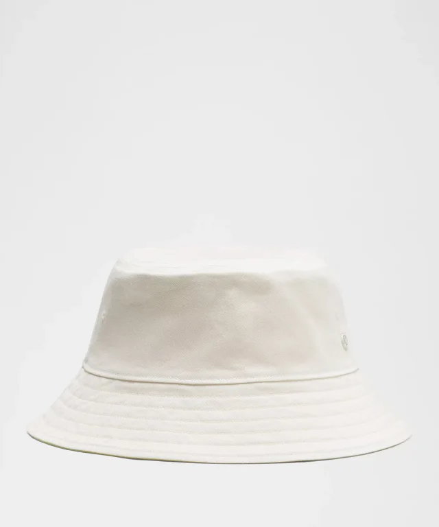 lululemon Reversible Cotton Bucket Hat in Buttercup/Light Ivory, photo 4 of 4 from lululemon