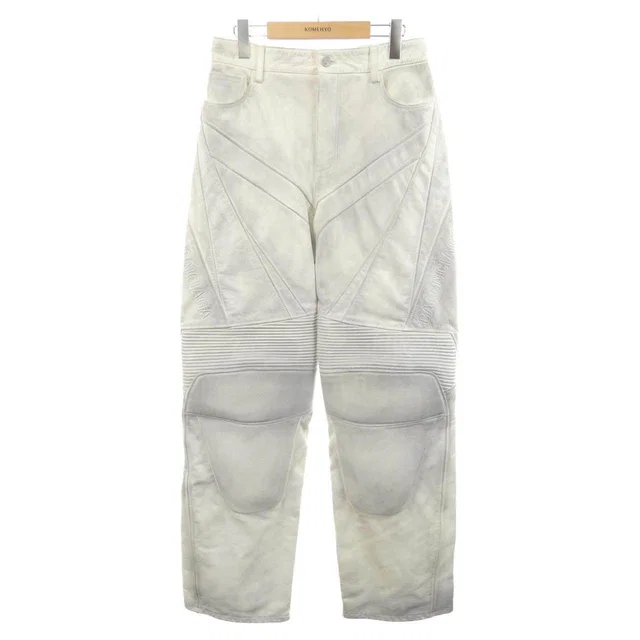 Balenciaga Cow Leather Pants in Leather from LuxUness