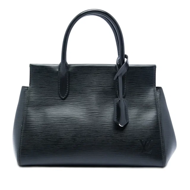 Black Louis Vuitton Epi Marly BB Satchel in Black Leather from Designer Revival
