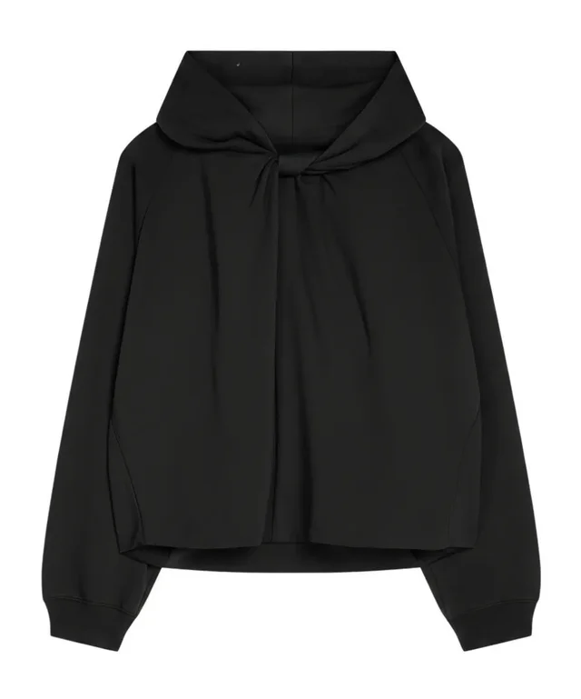 Dries Van Noten draped cotton hoodie, photo 2 of 2 from SENSER