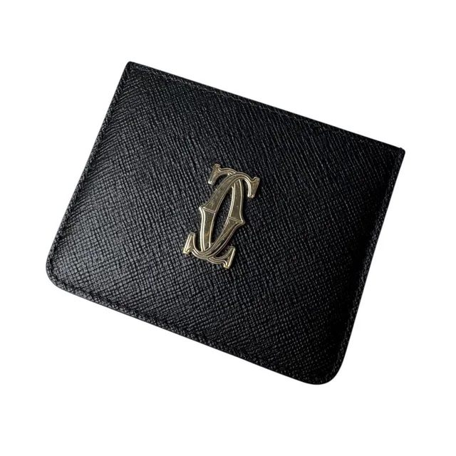 C de Cartier Card Case in Leather from The Reluxe