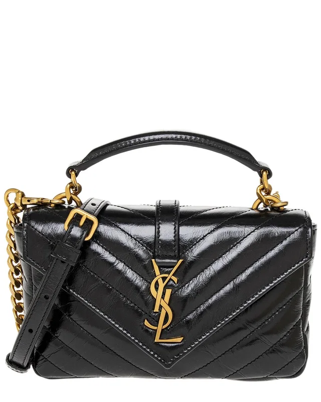 Saint Laurent College Mini Leather Shoulder Bag, image 1 of 1 from Rue La La