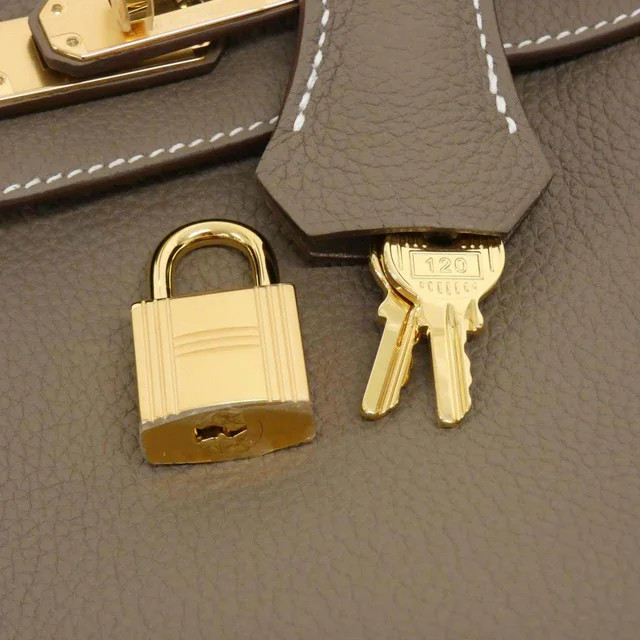 Hermès Birkin25 Togo in Brown Calfskin from LuxUness, photo 4 of 6