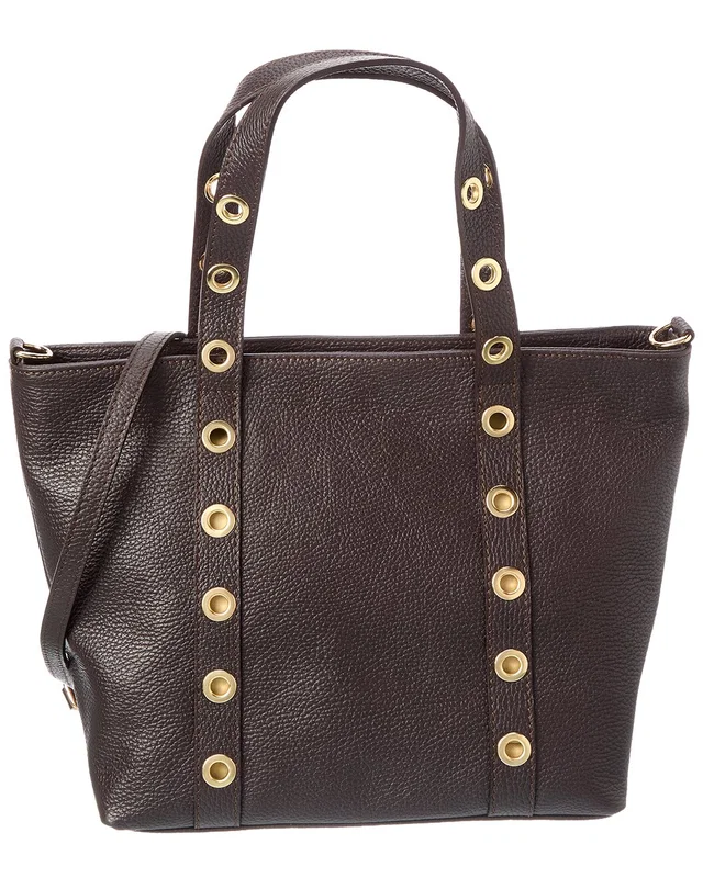 Isabella Rossetti Stella27 Leather Studded Tote, image 1 of 1 from Rue La La