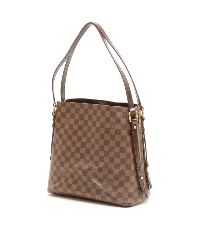 Louis Vuitton Damier Ebene Cabas Rivington Tote Bag in Brown Canvas from A Retro Tale, photo 3 of 8