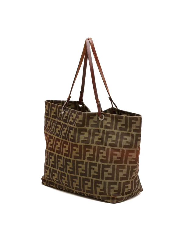 Fendi Zucca Tote Bag in Canvas from A Retro Tale, photo 3 of 9