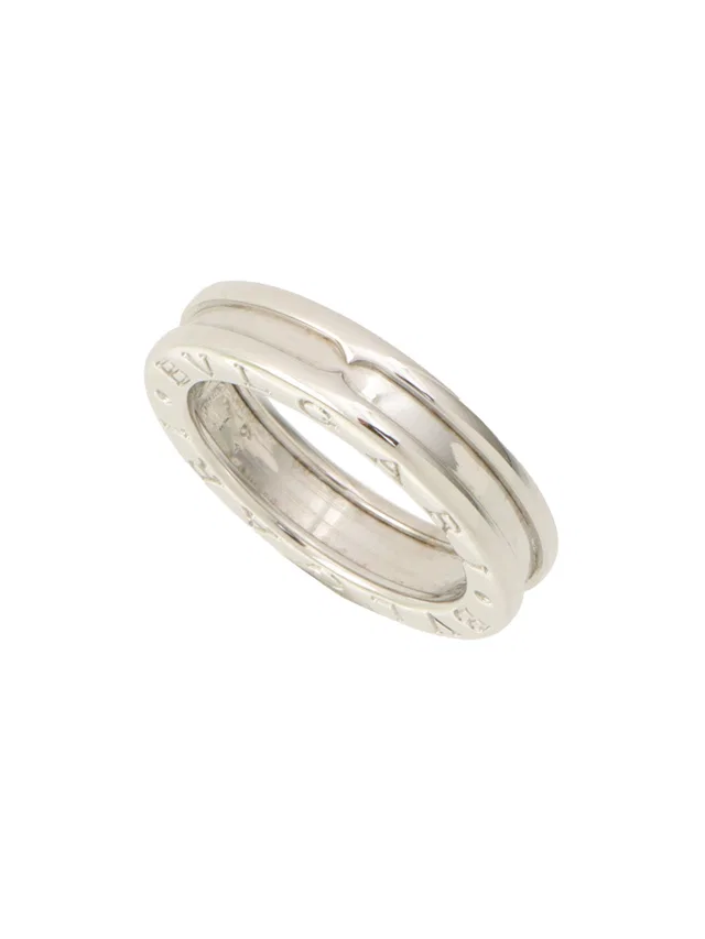 Bvlgari 18K B.zero1 Ring #49 White Gold in White from VINTAGE QOO TOKYO