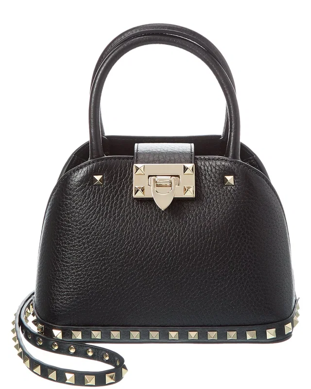 Valentino Rockstud Grainy Leather Shoulder Bag, image 1 of 1 from Rue La La