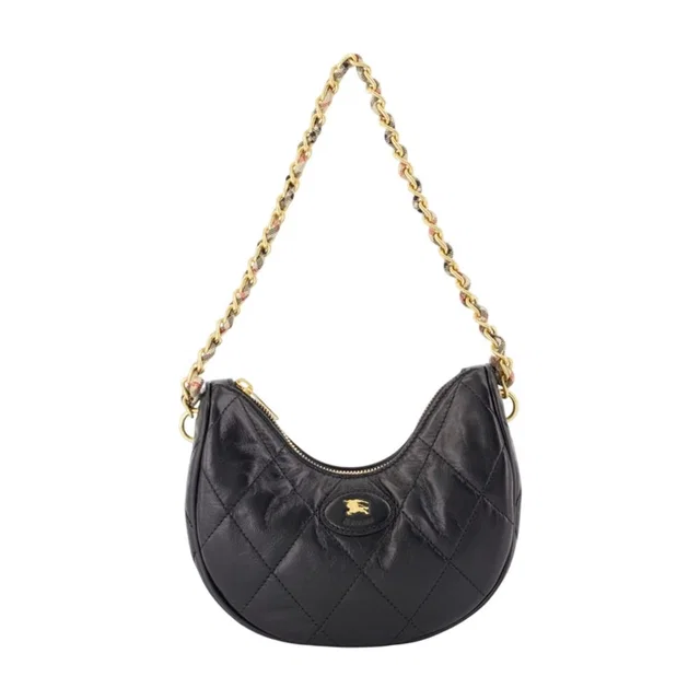 Burberry Shoulder Bag — Black Lambskin in Black Lambskin from HEWI