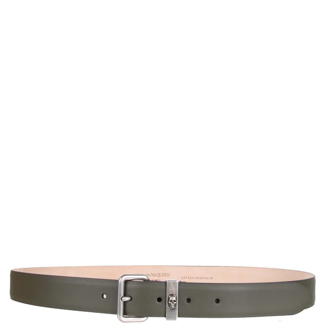 Alexander McQueen Skull Identity Belt Smooth, Khaki from Cultstatus, photo 1 of 1