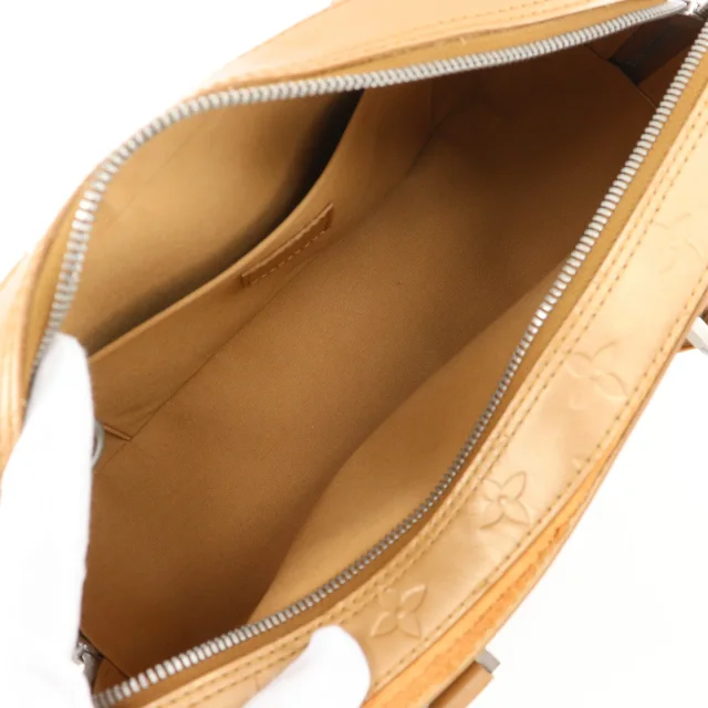 Louis Vuitton Shelton Monogram Mat Handbag in Rose Gold from LuxUness, photo 6 of 20