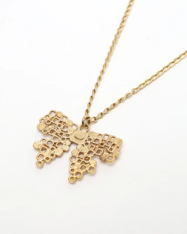 Chanel Coco Mark Ribbon Necklace from A Retro Tale, photo 5 of 6