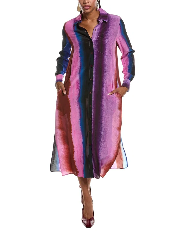 Diane von Furstenberg Carrie Silk Shirtdress, image 1 of 1 from Rue La La
