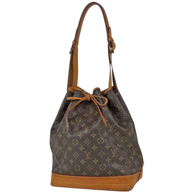 Louis Vuitton Noe Shoulder Bag Drawstring Monogram Brown in Brown from The Reluxe