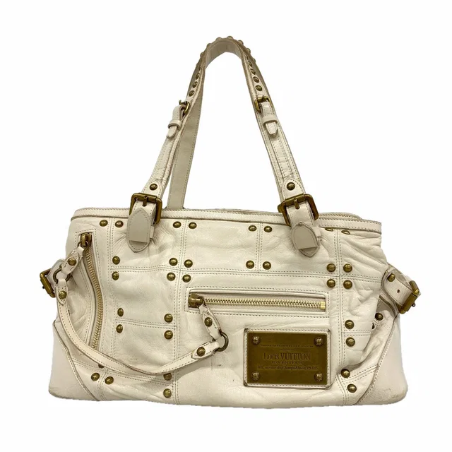 Louis Vuitton Handbag Cruise Line Rivet Ecru from The Reluxe