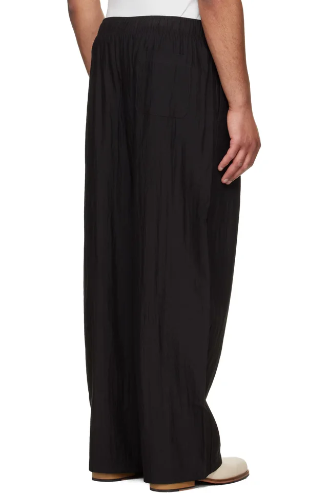 OUR LEGACY Black Leisure Trousers, photo 3 of 4 from SSENSE