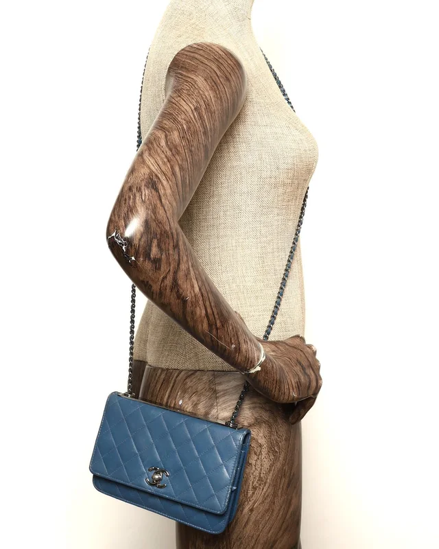 Chanel Trendy CC Wallet on Chain Bag in Woven leather from A Retro Tale, photo 10 of 10