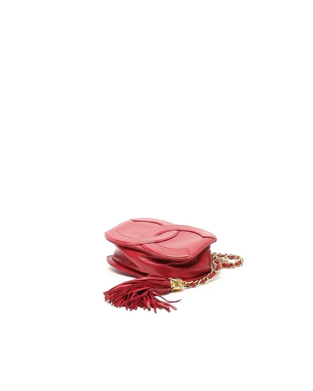 Chanel Small CC Tassel Camera Bag in Leather from A Retro Tale, photo 4 of 13
