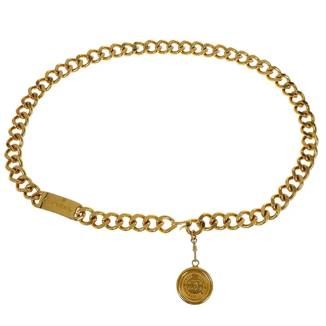 Chanel Medallion Chain Belt Small Good from AMORE Vintage Tokyo
