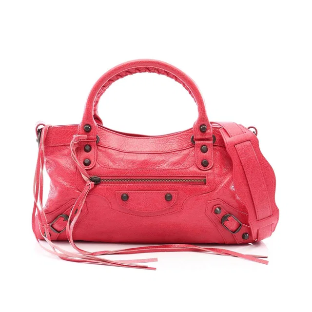 Balenciaga The First Leather 2way Handbag in Leather from LuxUness