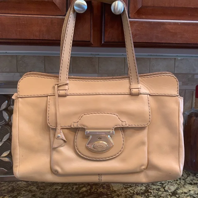 Tod's Vintage Leather Tan Handbag in brown|neutral Leather from Poshmark, photo 1 of 1