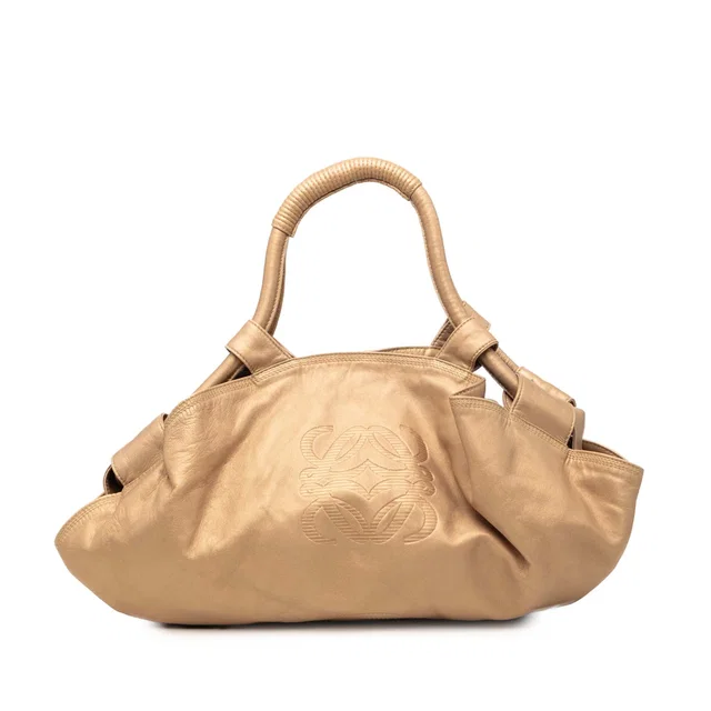 Gold LOEWE Metallic Nappa Aire Hobo Bag in Gold Nappa leather from Designer Revival, photo 1 of 1